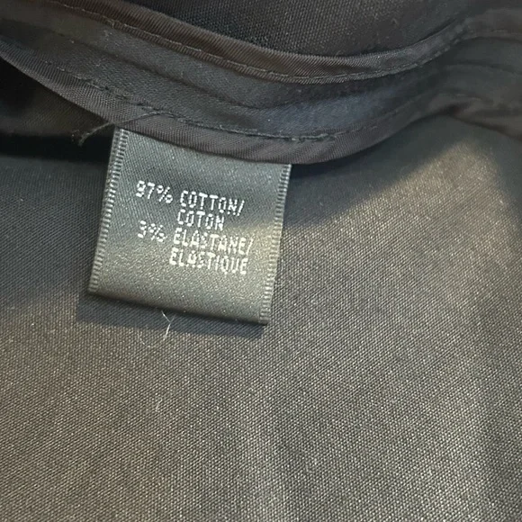 Lafayette 148 Black Short Button Up Jacket Collared Size 2 Cotton Career - Picture 4 of 9